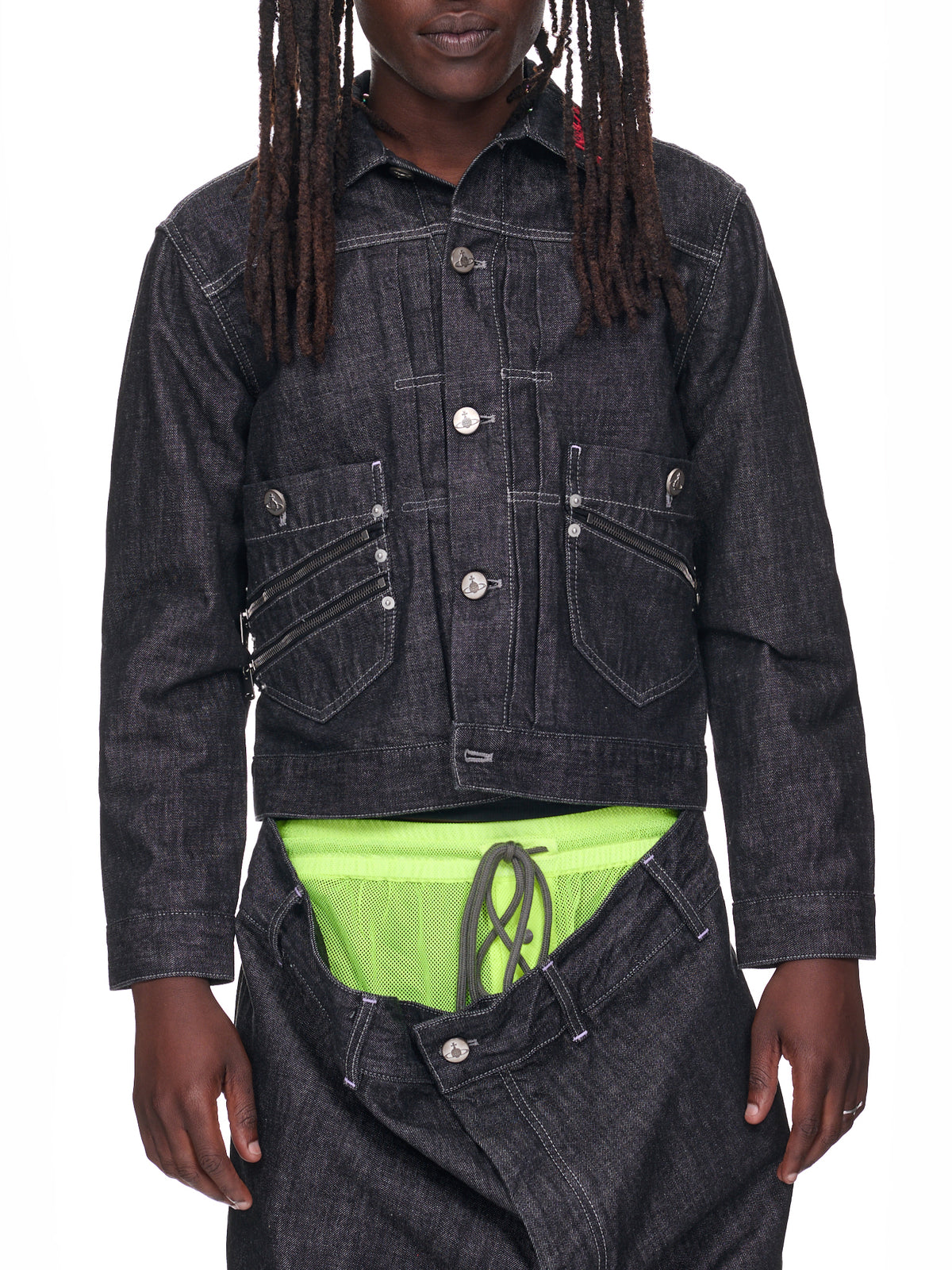 Marlene Denim Jacket (39010008-W00HF-DE-N401-BLACK)