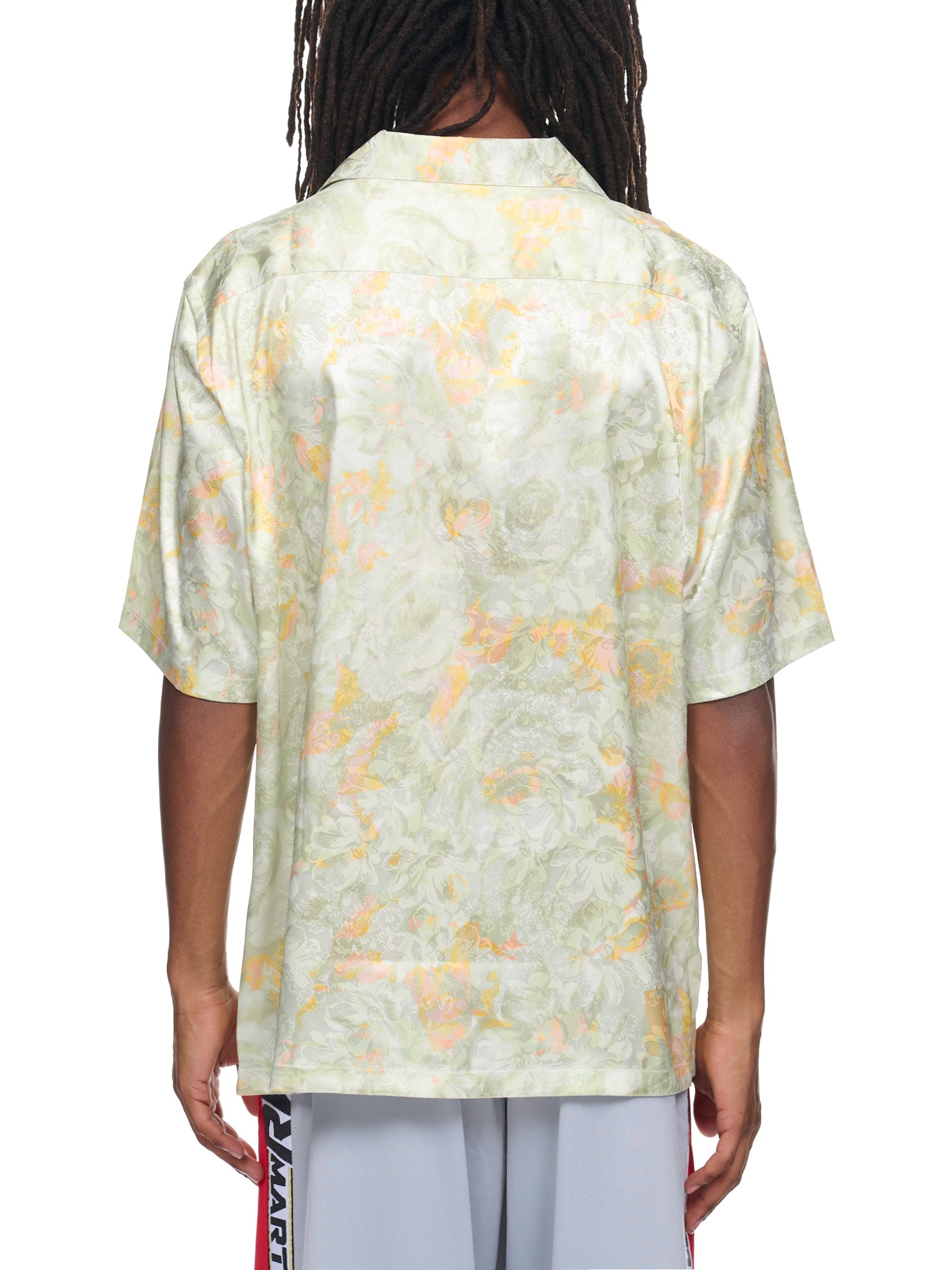 Hawaiian Shirt (421-GREEN-FLORAL)