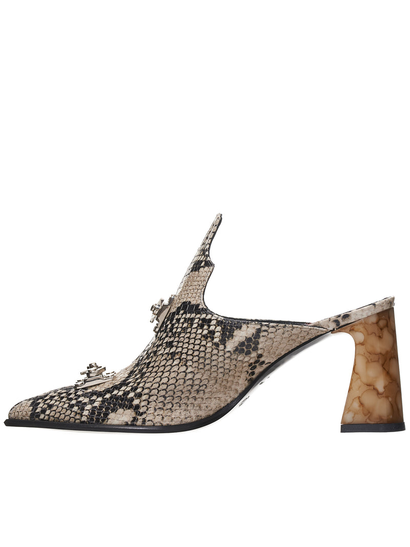 Lēo Snakeskin Heels | H. Lorenzo - side 2