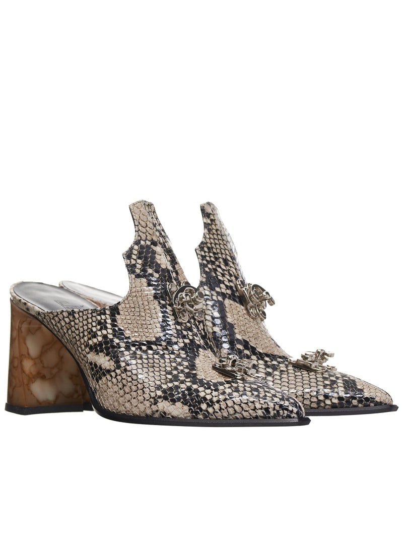 Lēo Snakeskin Heels | H. Lorenzo - detail 