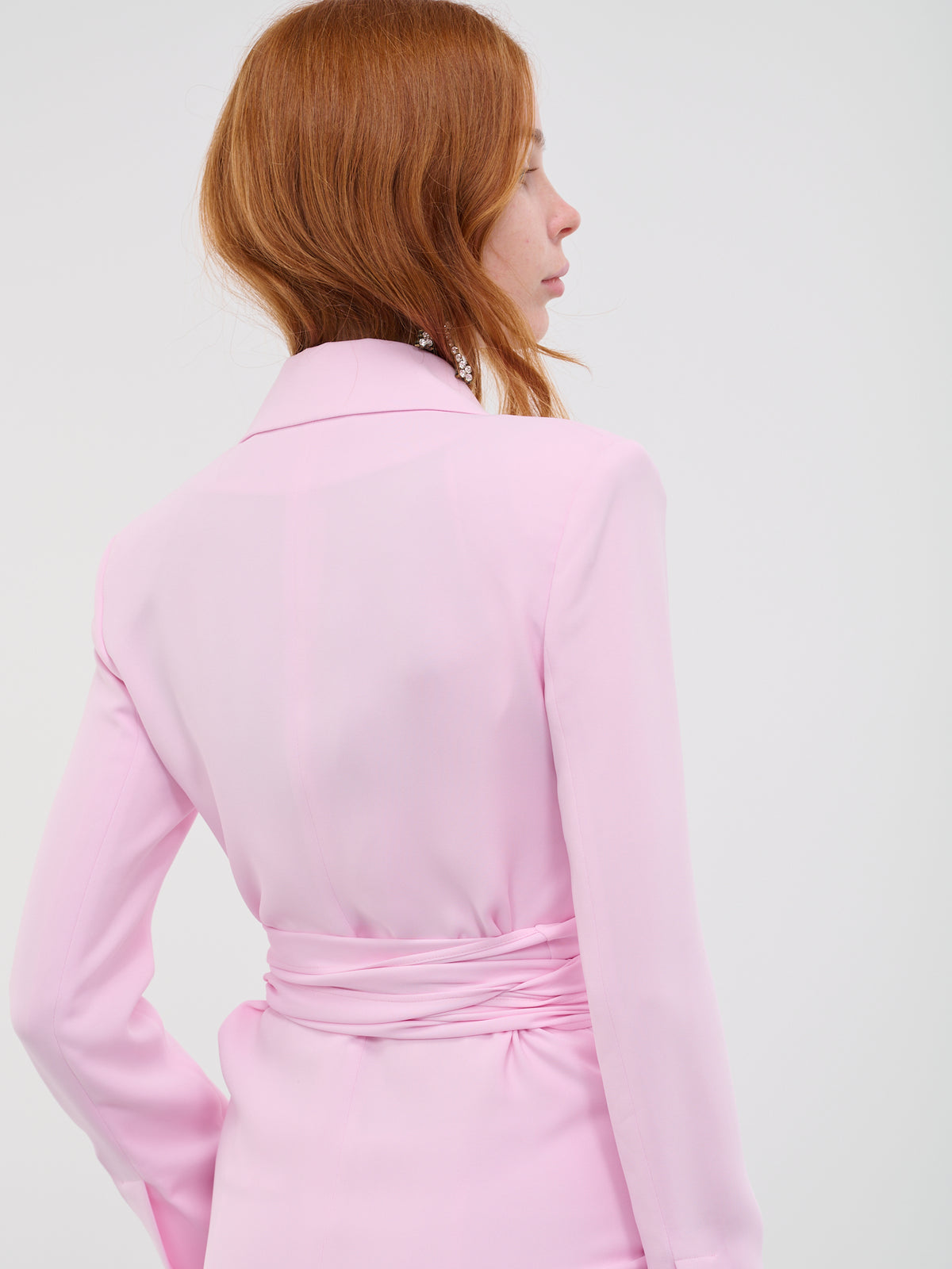 Crossed Sash Jacket (4B001A-N0149-CHALK-PINK)