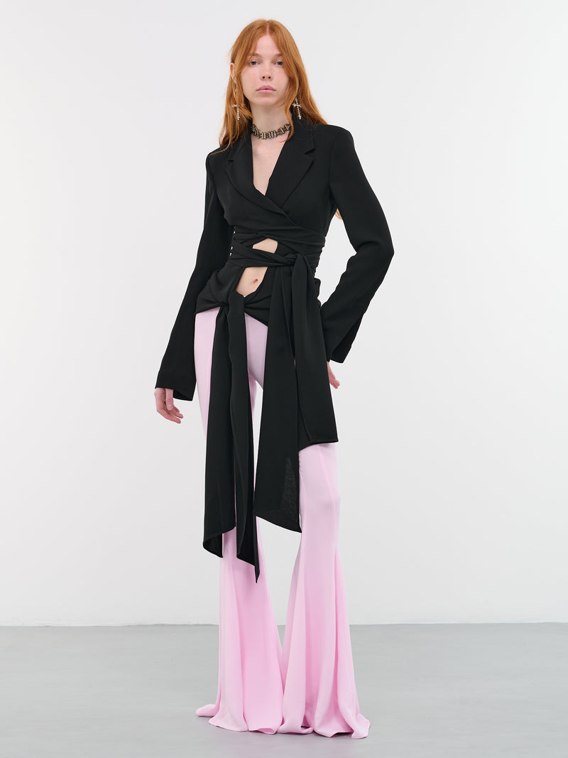 Crossed Sash Jacket (4B001A-N0990-NERO)