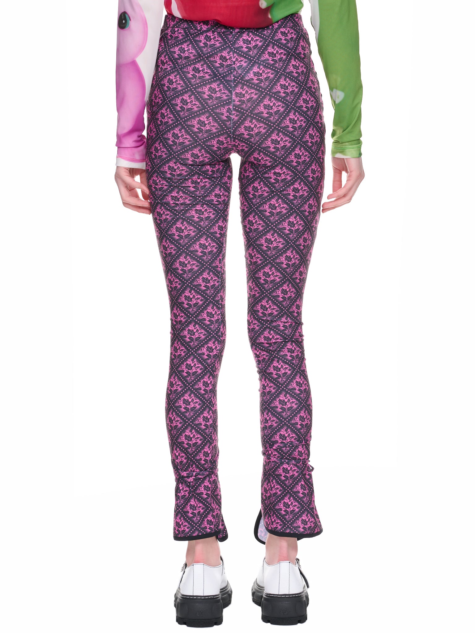 Gardenia Pants (5118-GARDENIA-WRAP-PINK-BLACK)