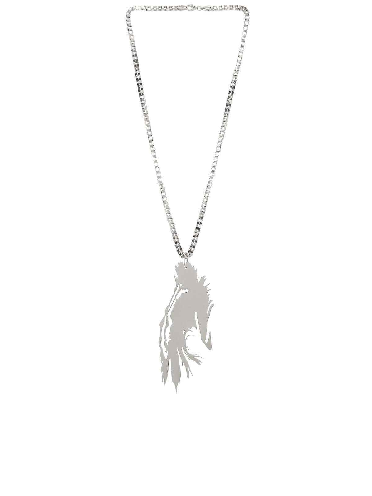 Lēo Silver Necklace | H. Lorenzo - front