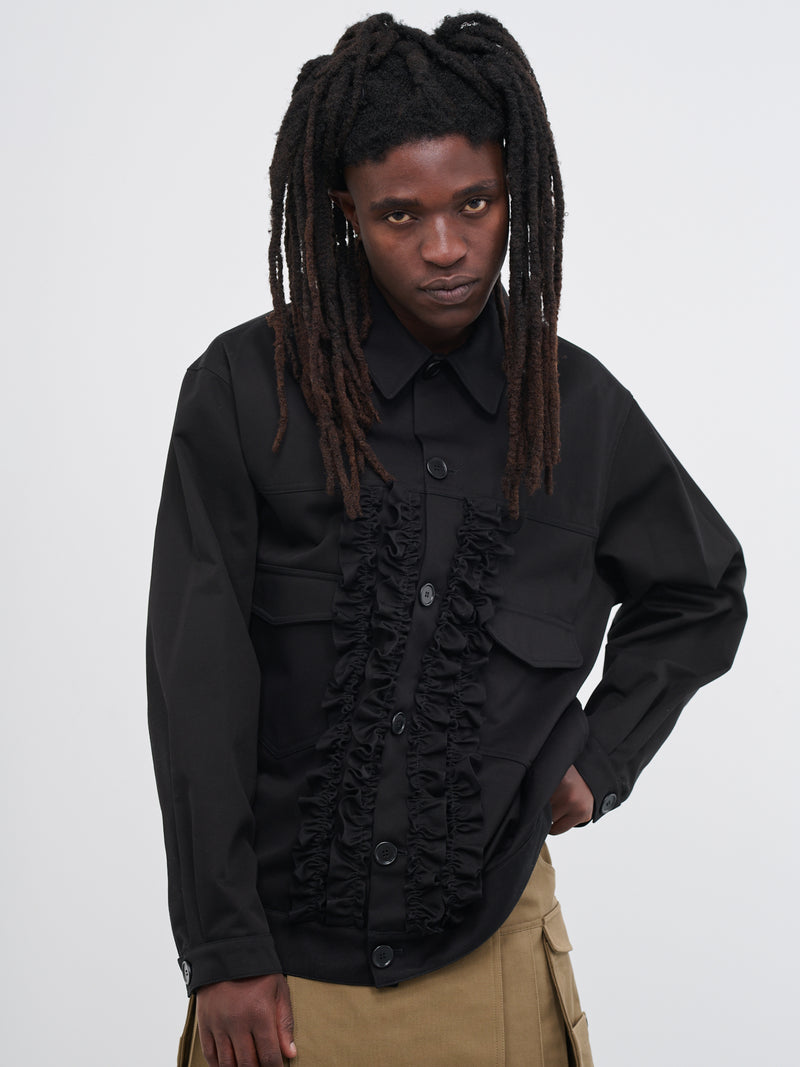 0050~GENIUS SIMONE ROCHA 4 ruffled hooded outerwear main image 1