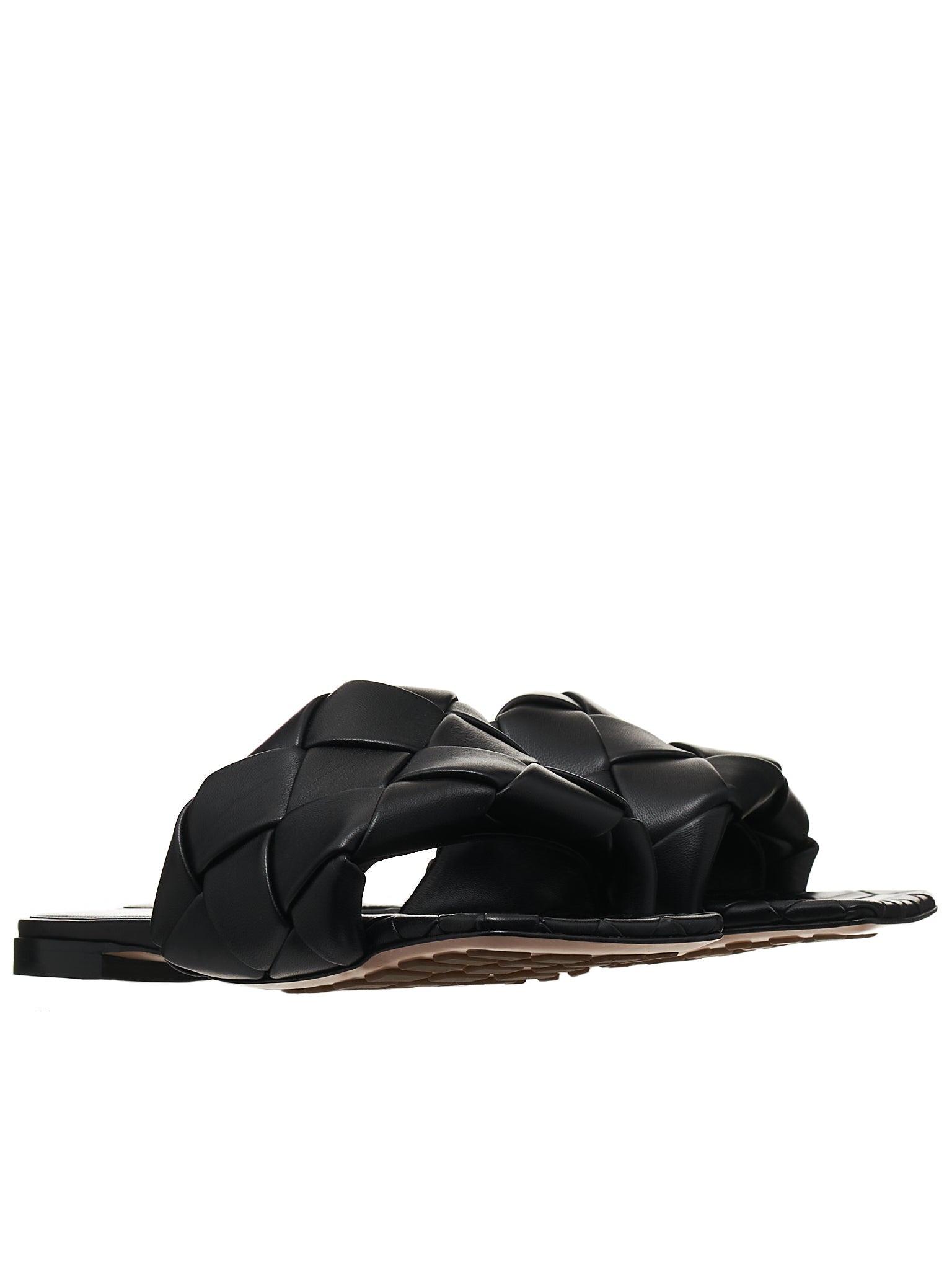 The Lido Flat Sandal 608853VBSS0 1000 BLACK
