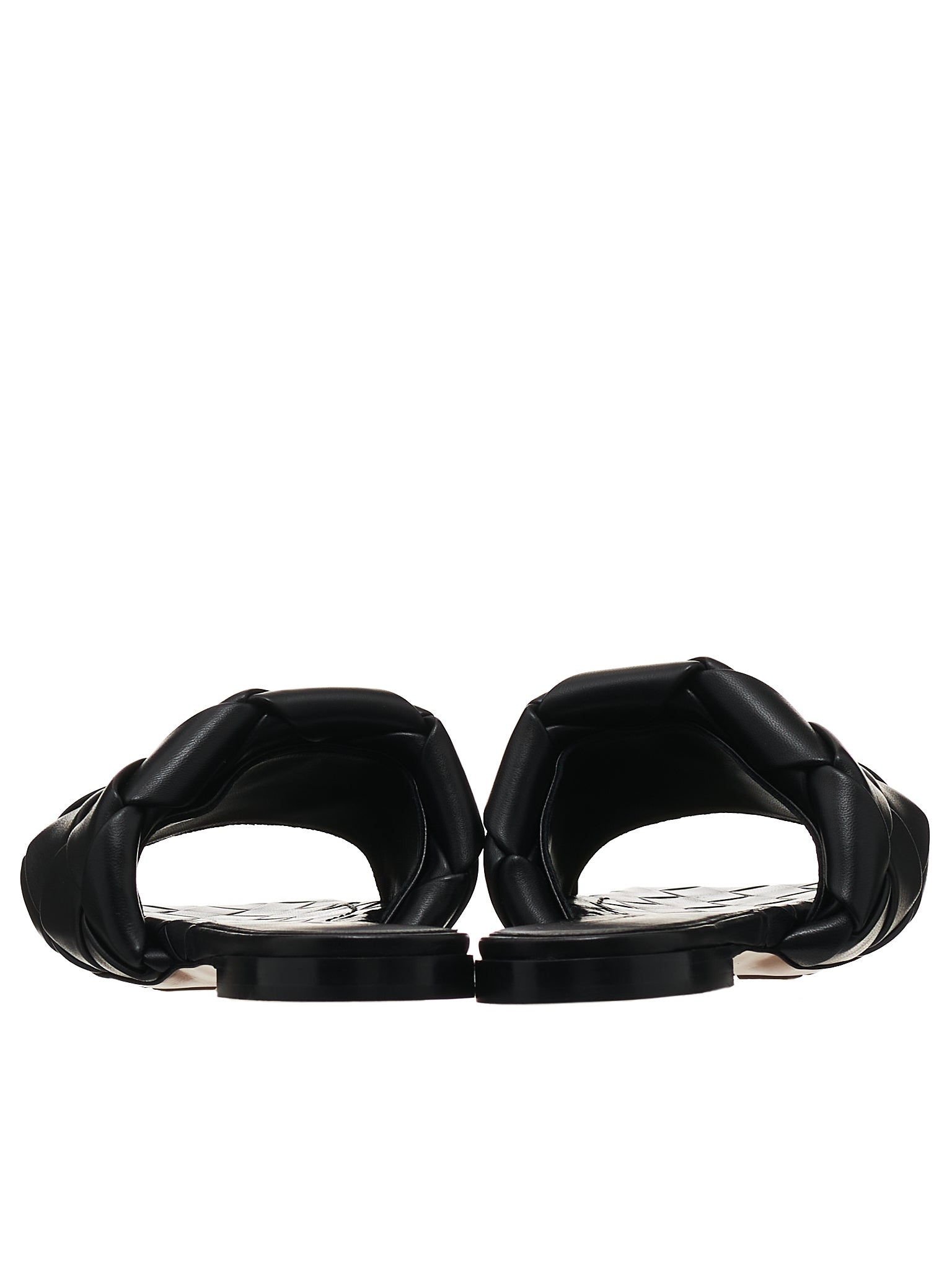 The Lido Flat Sandal (608853VBSS0-1000-BLACK)