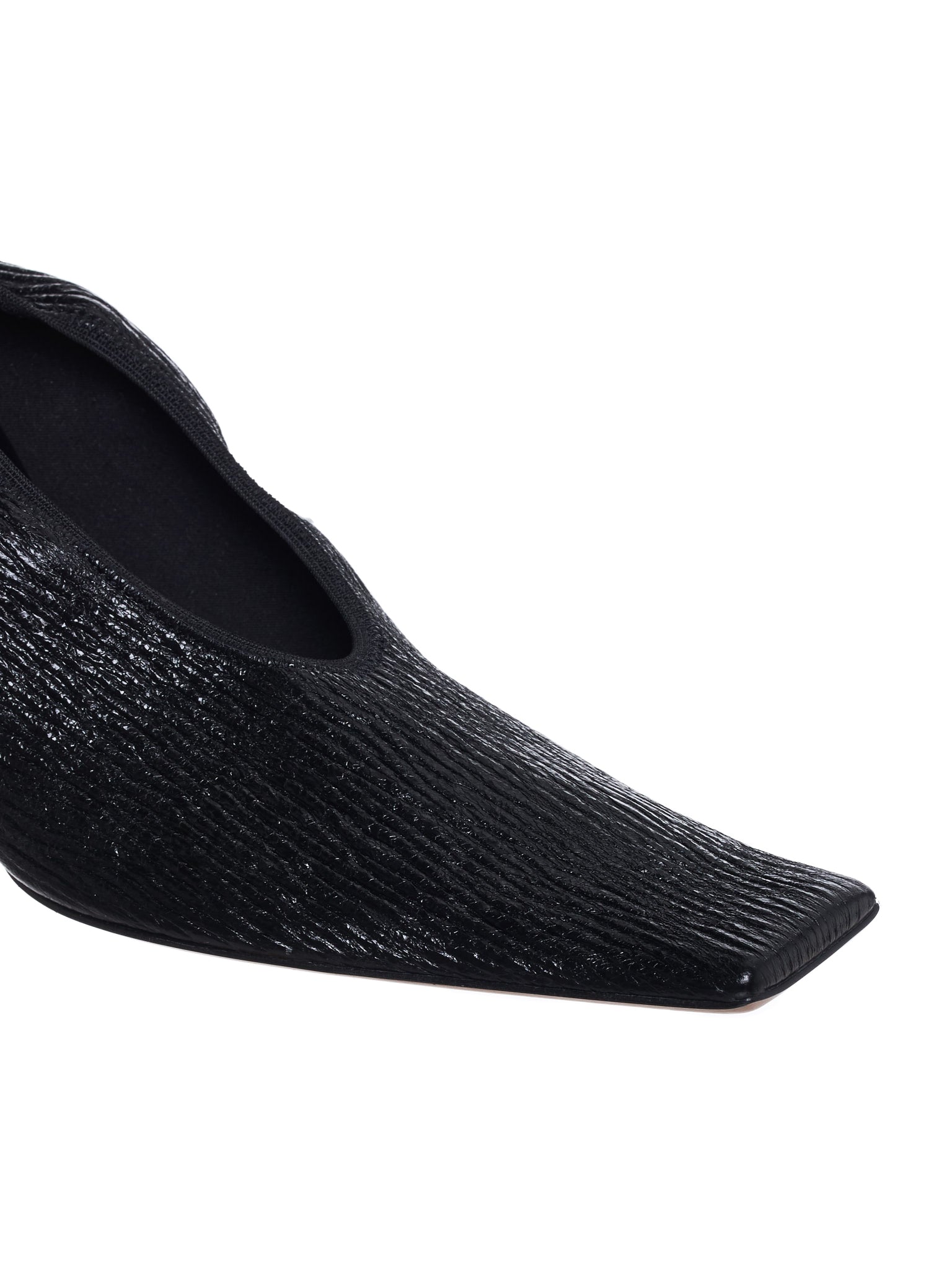 Scarpa Pelle Crunch Heel (618782VBTC0-1000-BLACK)