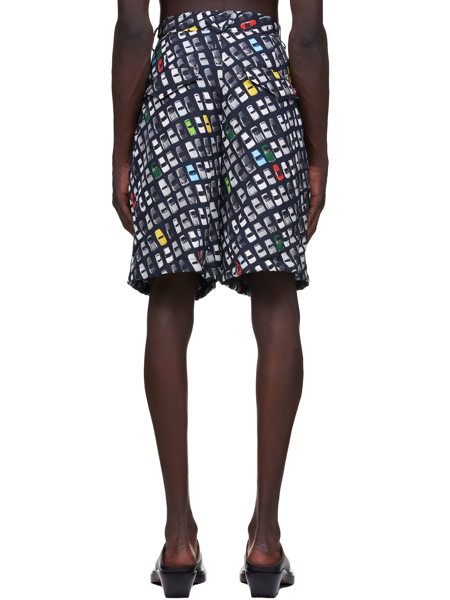 Bottega Veneta Silk Blend Shorts | H. Lorenzo - back