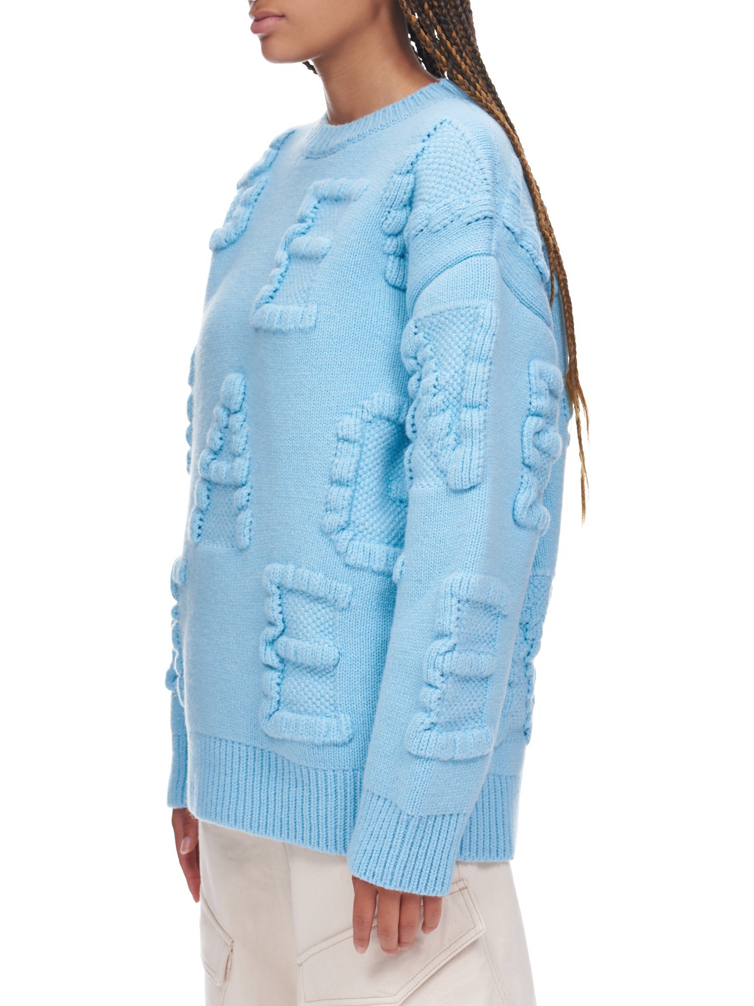 3D Sweater (707883V26T0-PALE-BLUE)