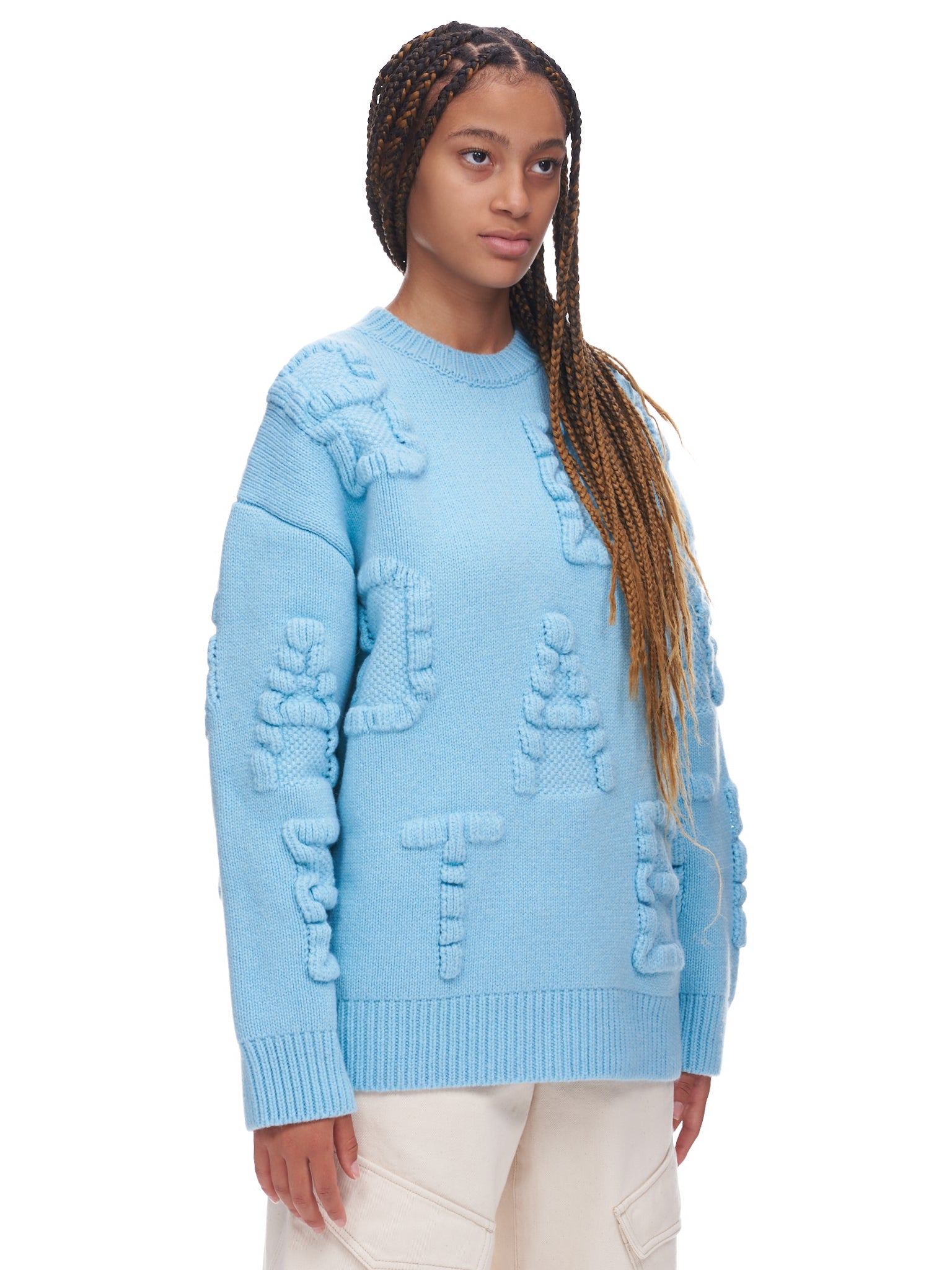 3D Sweater (707883V26T0-PALE-BLUE)
