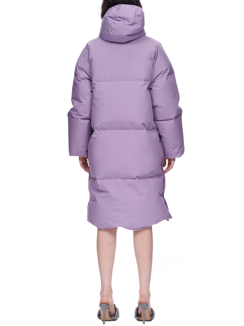Bottega Veneta Lilac Puffer Coat | H.Lorenzo - back