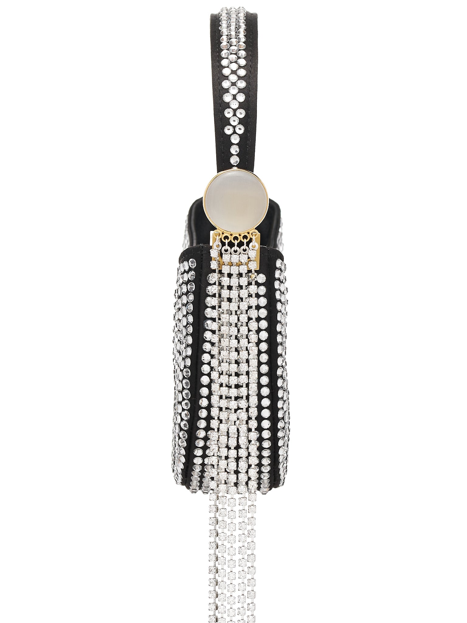 Micro Vesna Crystal Bag (711722-BLACK)