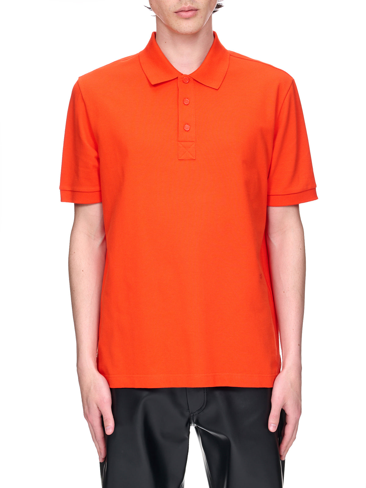 BOTTEGA VENETA Piquet Jersey Polo Shirt | H. Lorenzo - front