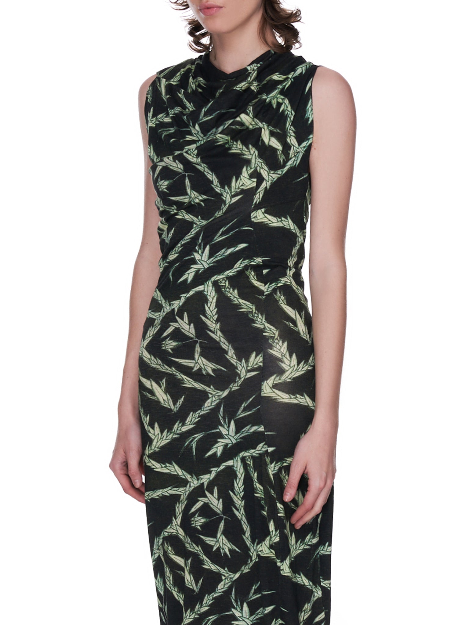 Johanna Dress (87028102-558-CT-LEAF-PRINT)