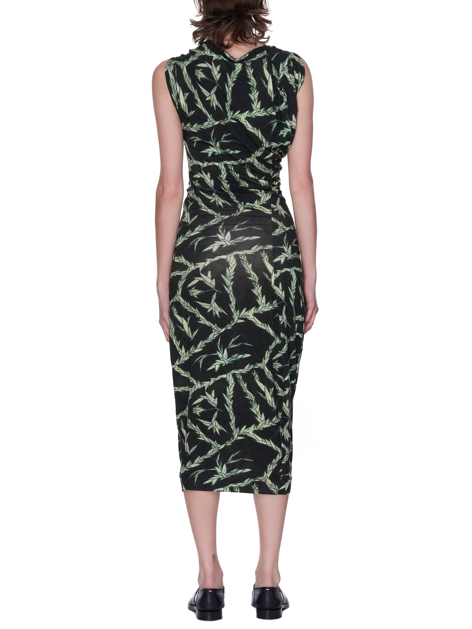 Johanna Dress (87028102-558-CT-LEAF-PRINT)