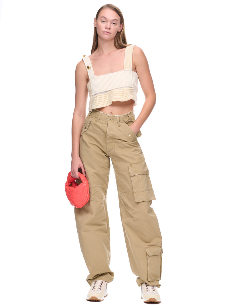 Weaved Knit Top (22-06233-151-OFF-WHITE)