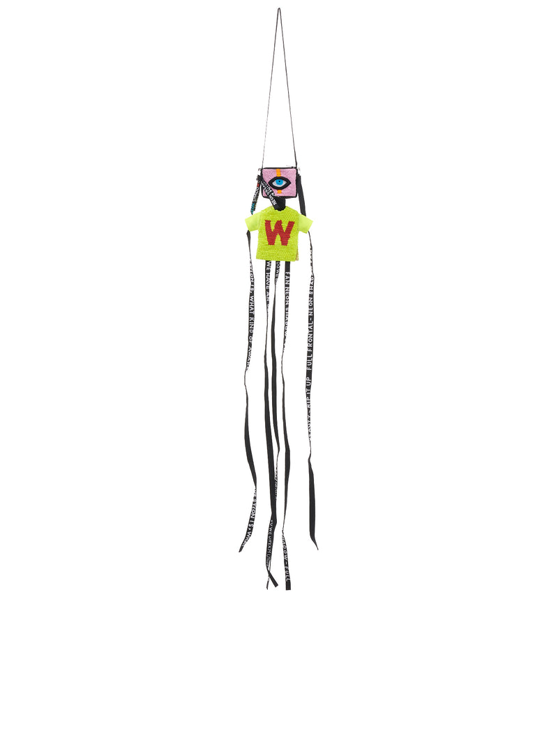 Walter Van Beirendonck Neon Shadow Cardholder Doll | H. Lorenzo - front