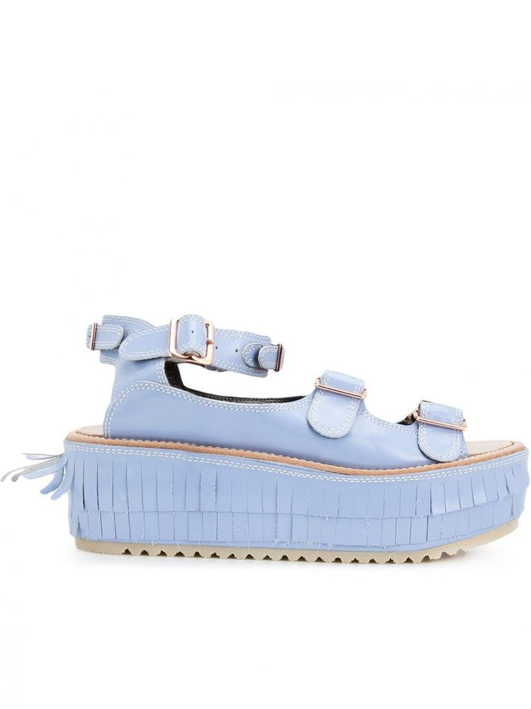 Strappy Platform Sandal (KLS-1601 LIGHT BLUE) - Main Image