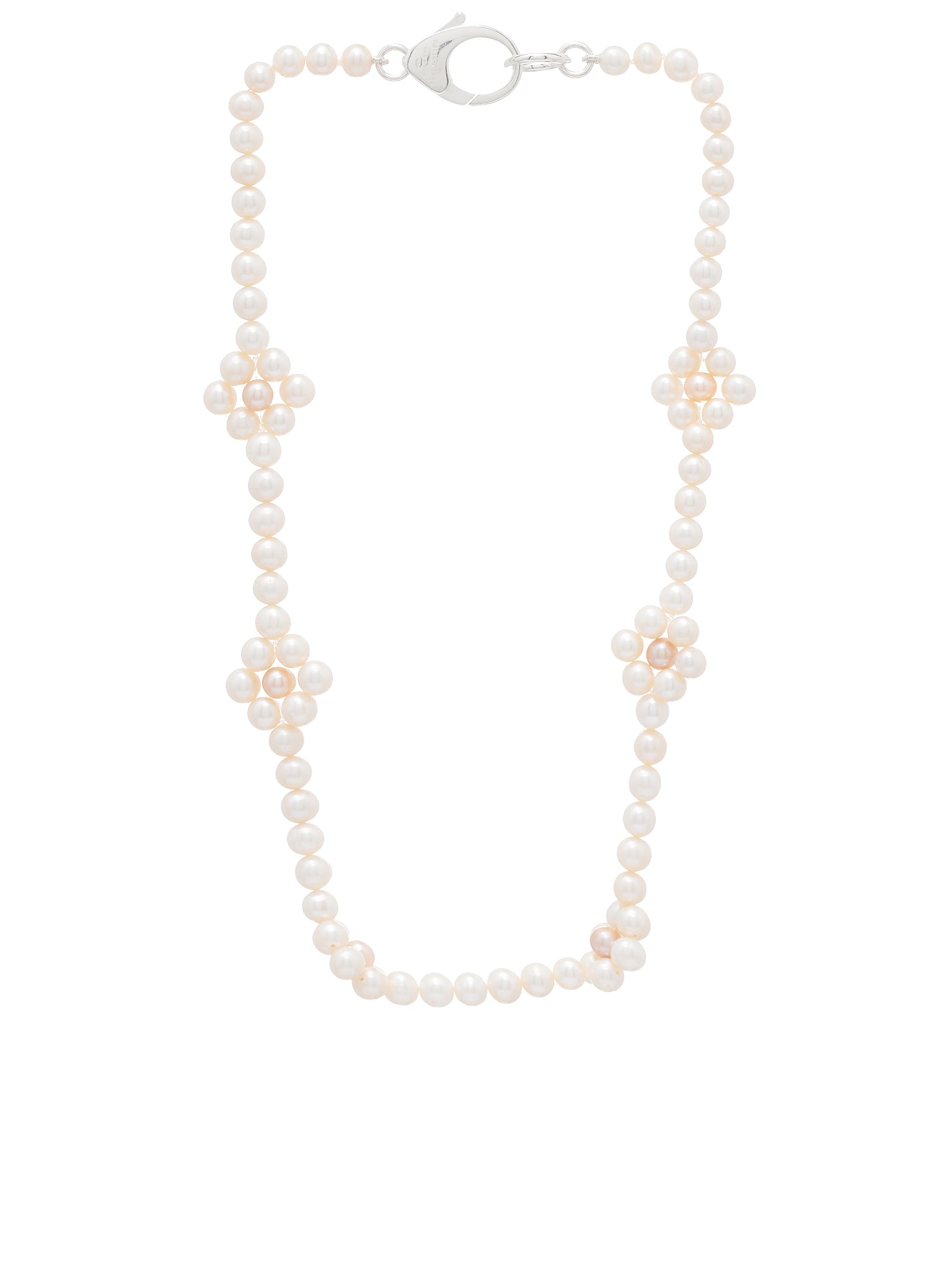 chanel pearl heart necklace gold