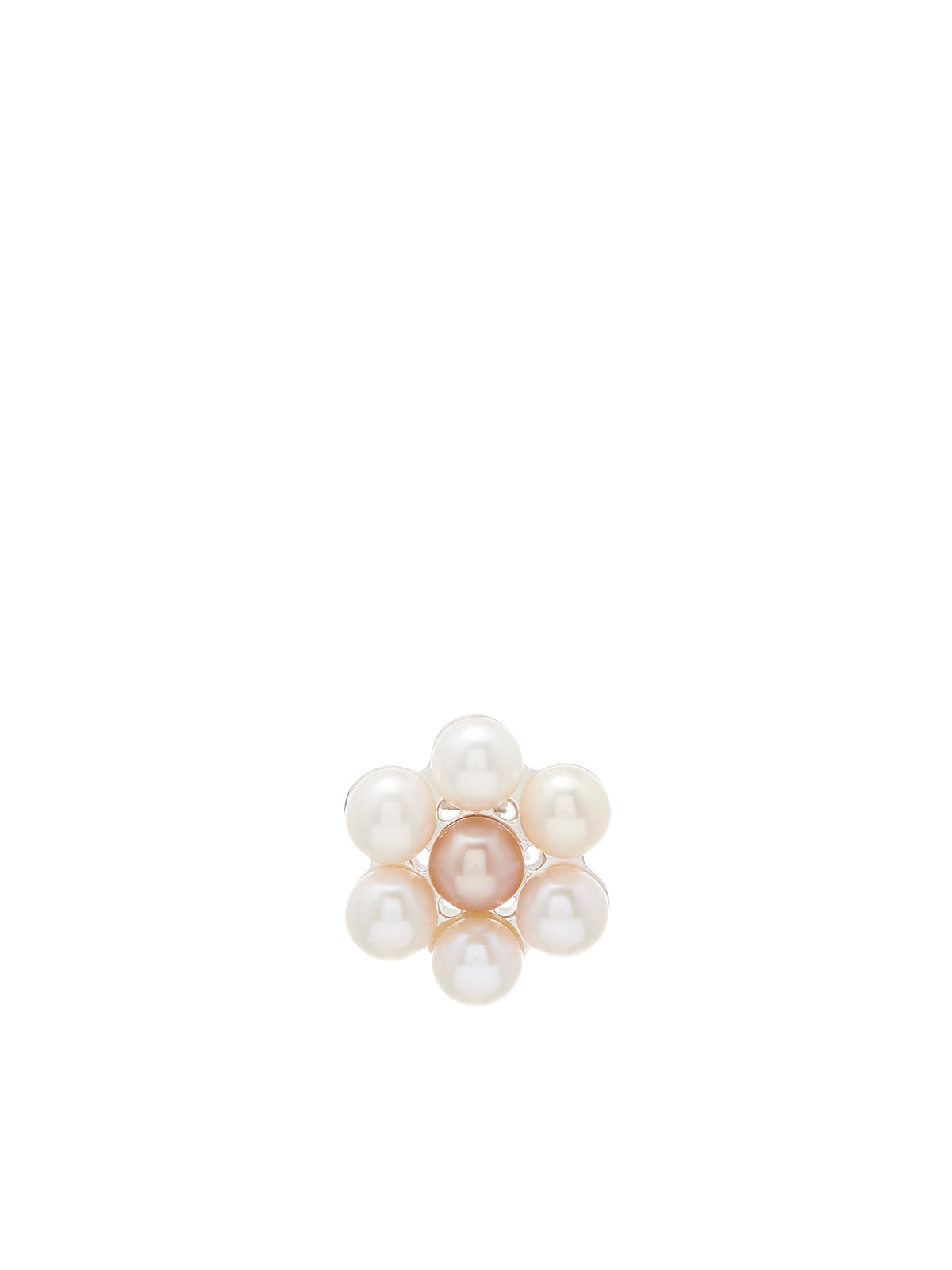 Daisy Pearl Earring (9301-JW01-OFFWHITE-FLOWER)
