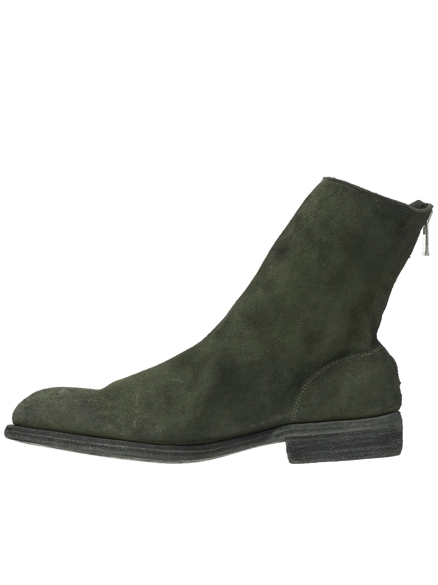 986 Horse Leather Zip Boots (986-HORSE-REVERSE-GREEN)