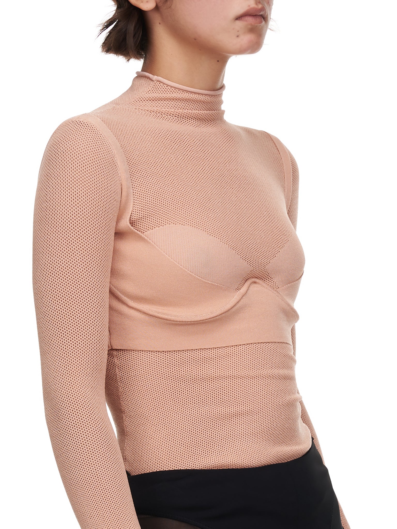 Hosiery Mesh Top (A7474P21-DESERT)