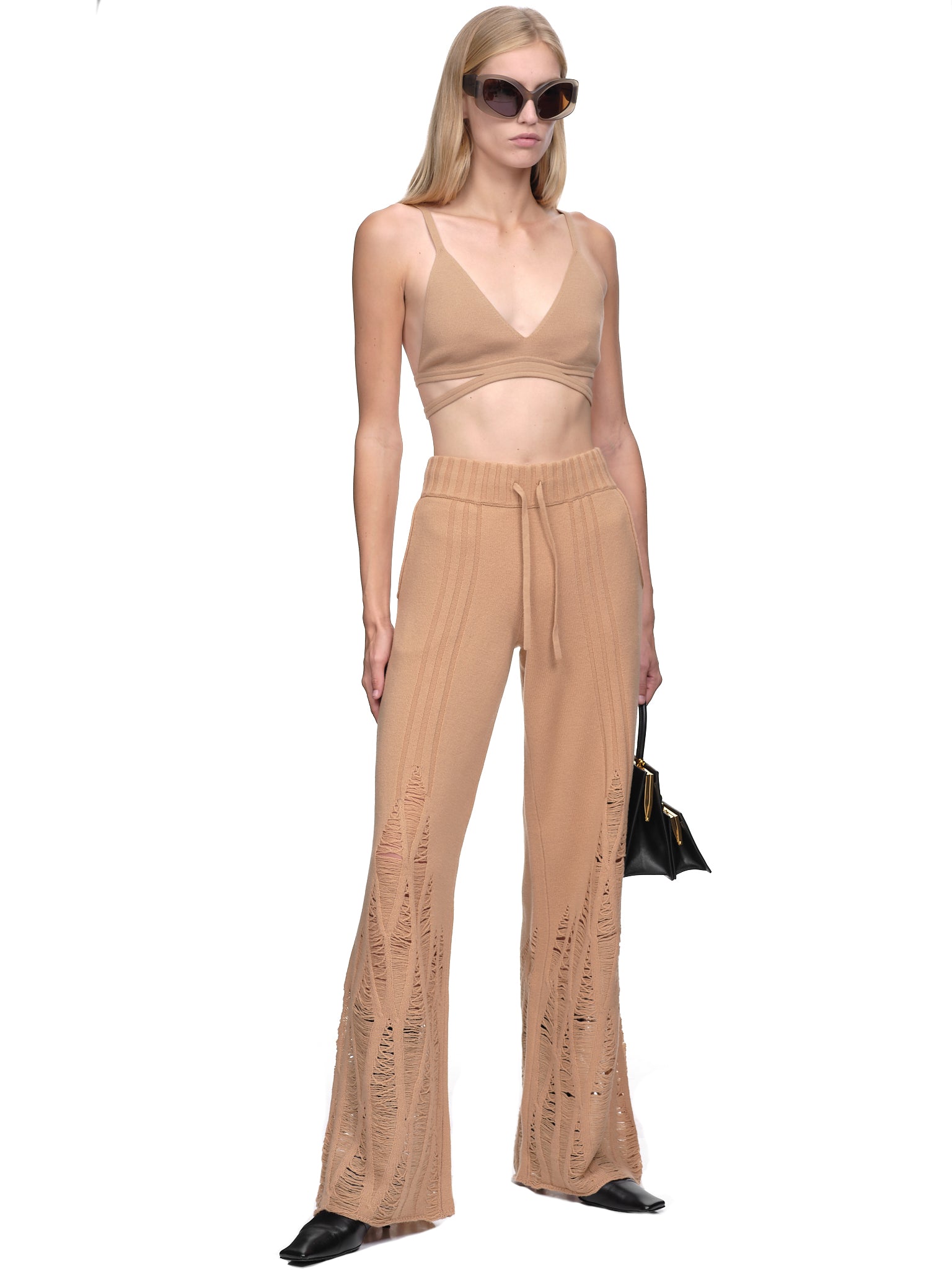 DION LEE | H.Lorenzo|Side Cutout Bralette (A7619P22-CAMEL), XS / CAMEL DION LEE | H.Lorenzo|Side Cutout Bralette (A7619P22-CAMEL), XS / CAMEL