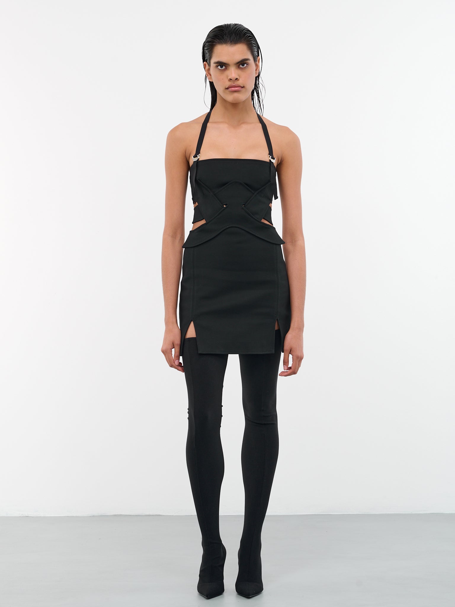 dion lee holster mini dress Dion Lee Holster Mini Dress Blue Size 4