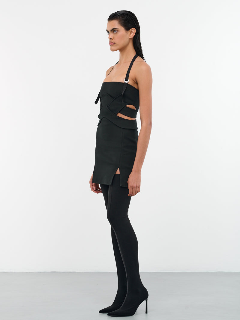 Arrow Lock Mini Dress (A9940-1000-BLACK)