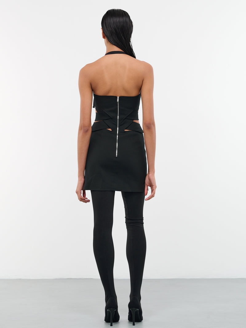 Arrow Lock Mini Dress (A9940-1000-BLACK)