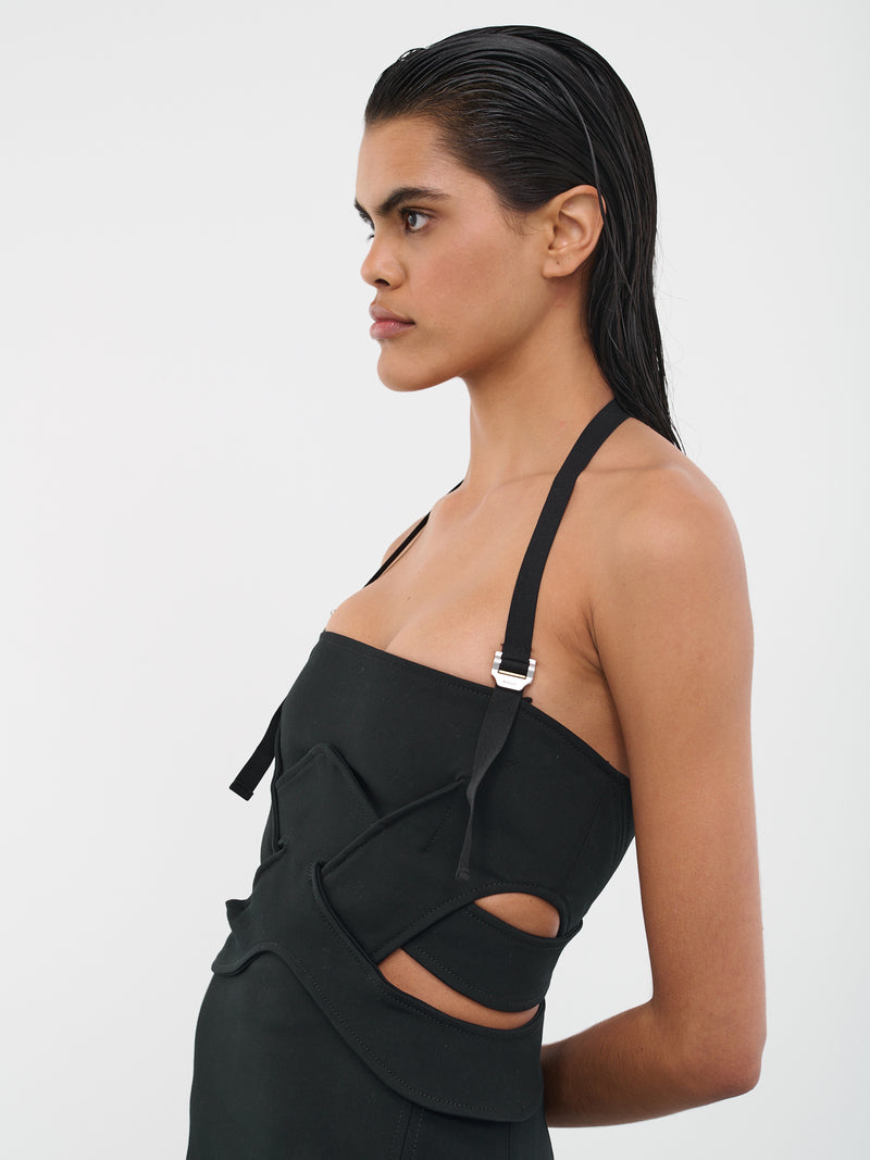 Arrow Lock Mini Dress (A9940-1000-BLACK)