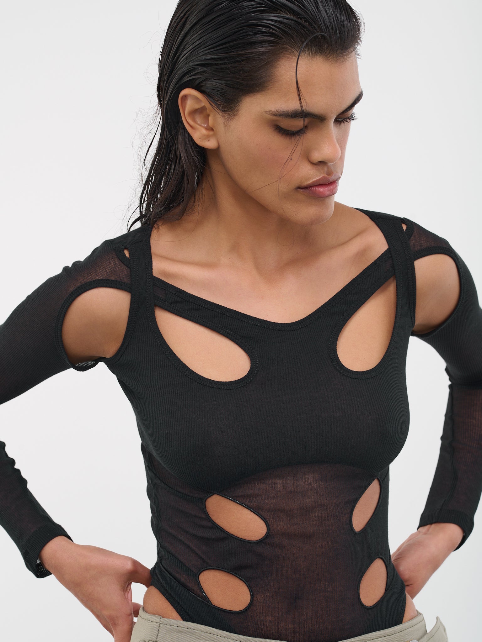 Triple Loop Bodysuit (A9941-1000-BLACK)