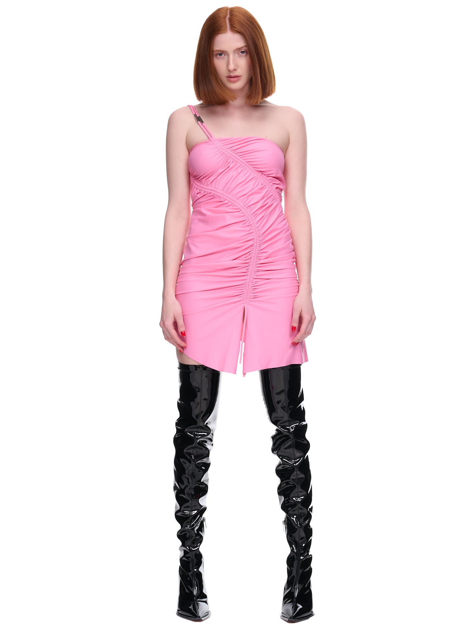 Cinch Dress (AAWDR0139FA01-PNK0012-PINK-B)