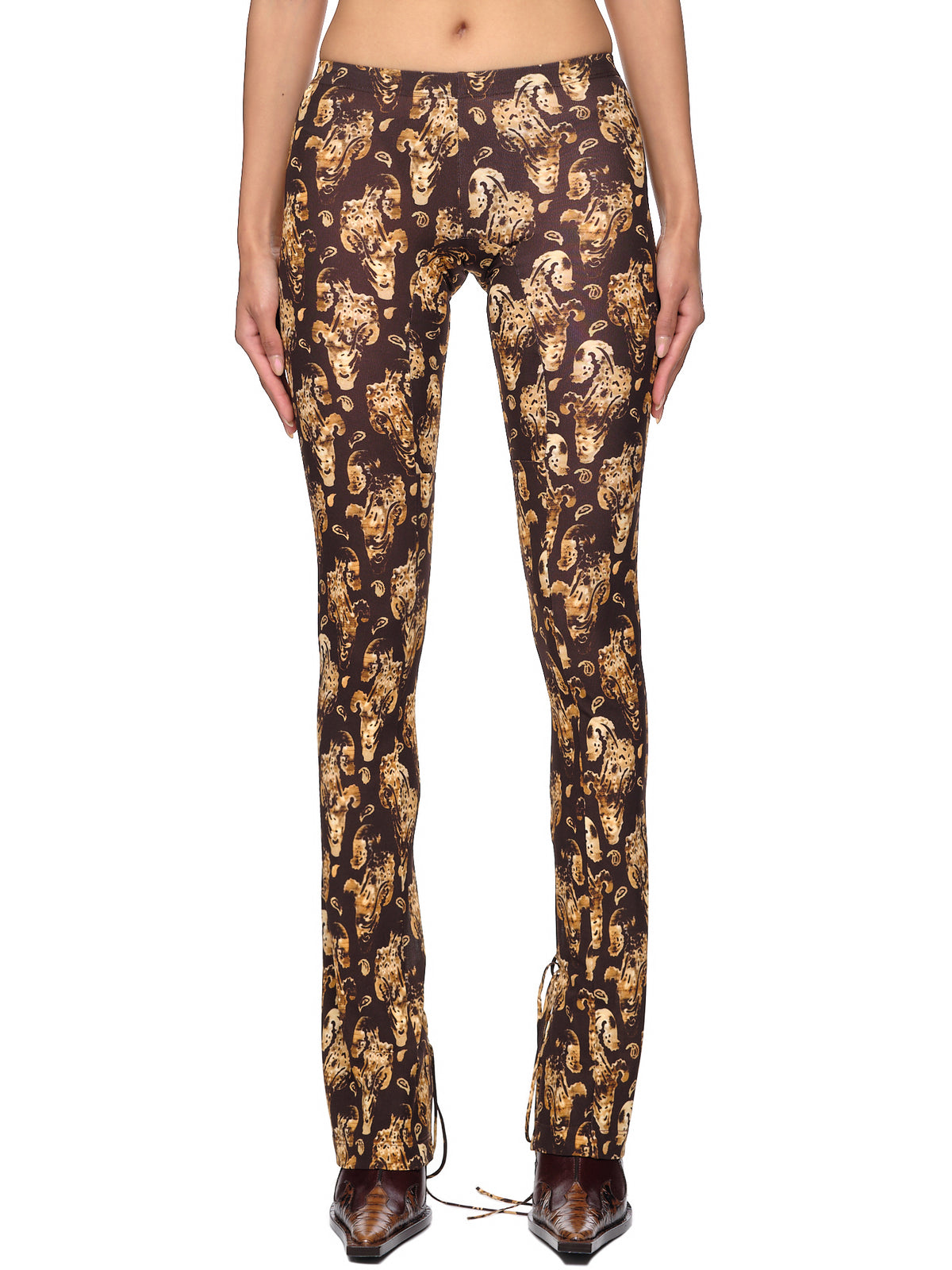 KNWLS Paisley Print Leggings | H.Lorenzo - front