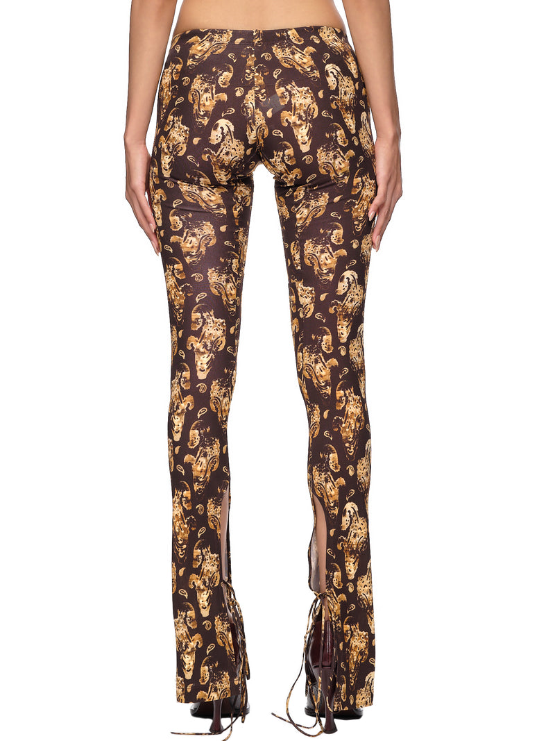 KNWLS Paisley Print Leggings | H.Lorenzo - back