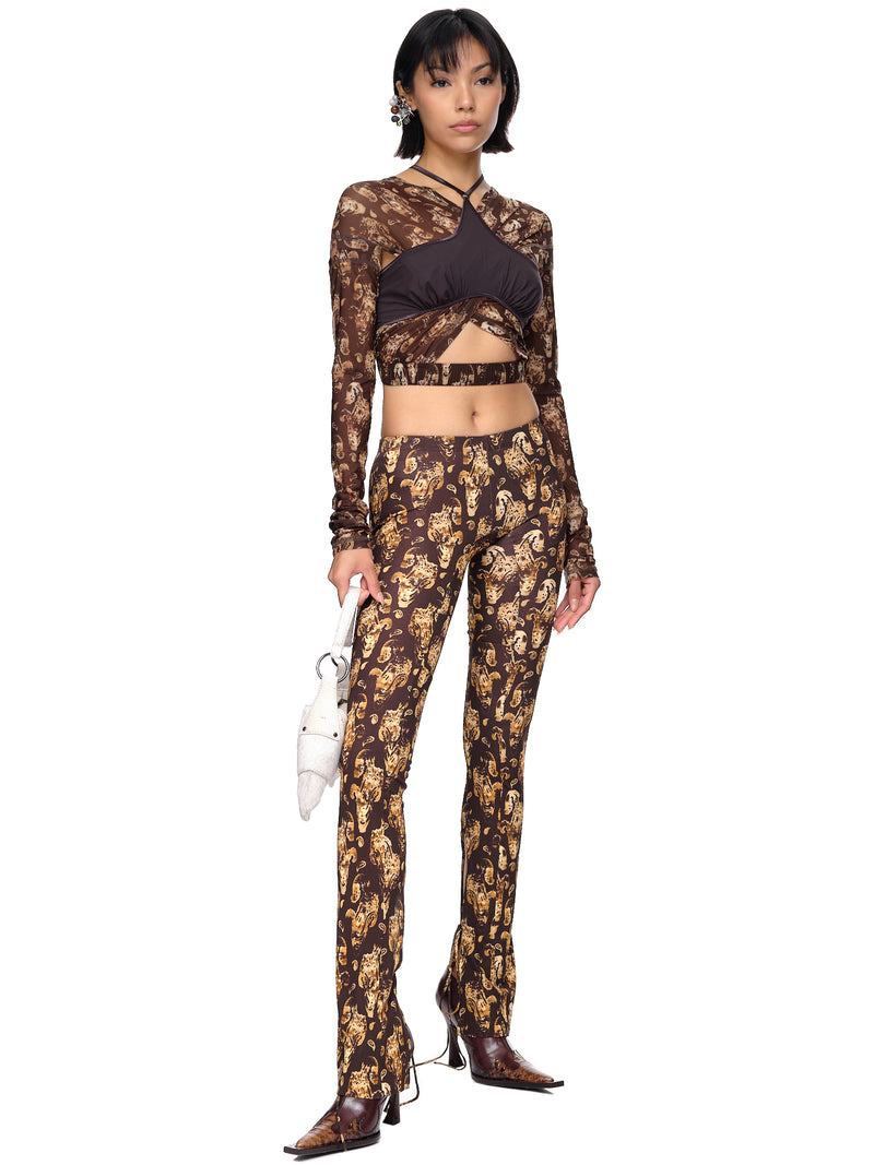 KNWLS Paisley Print Leggings | H.Lorenzo - styled