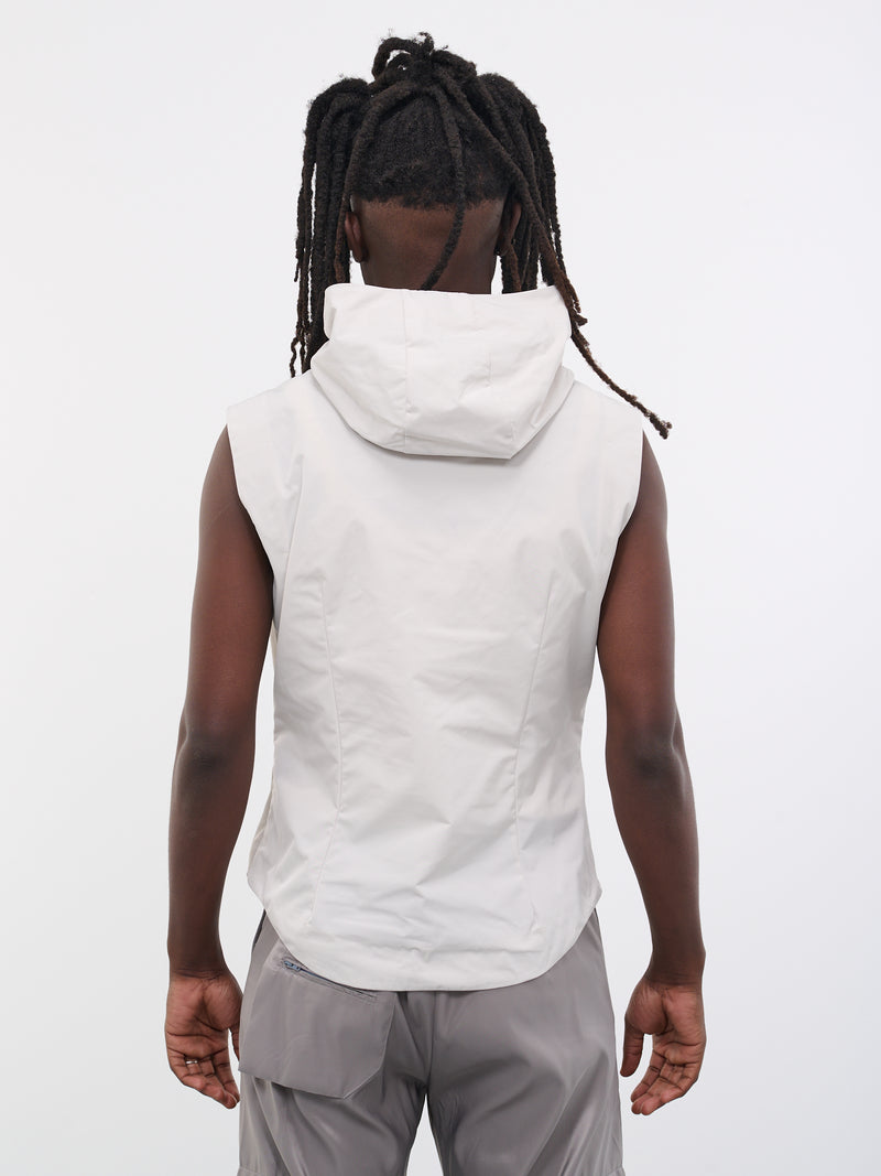 Hooded Vest (AE23JA04-TALC)