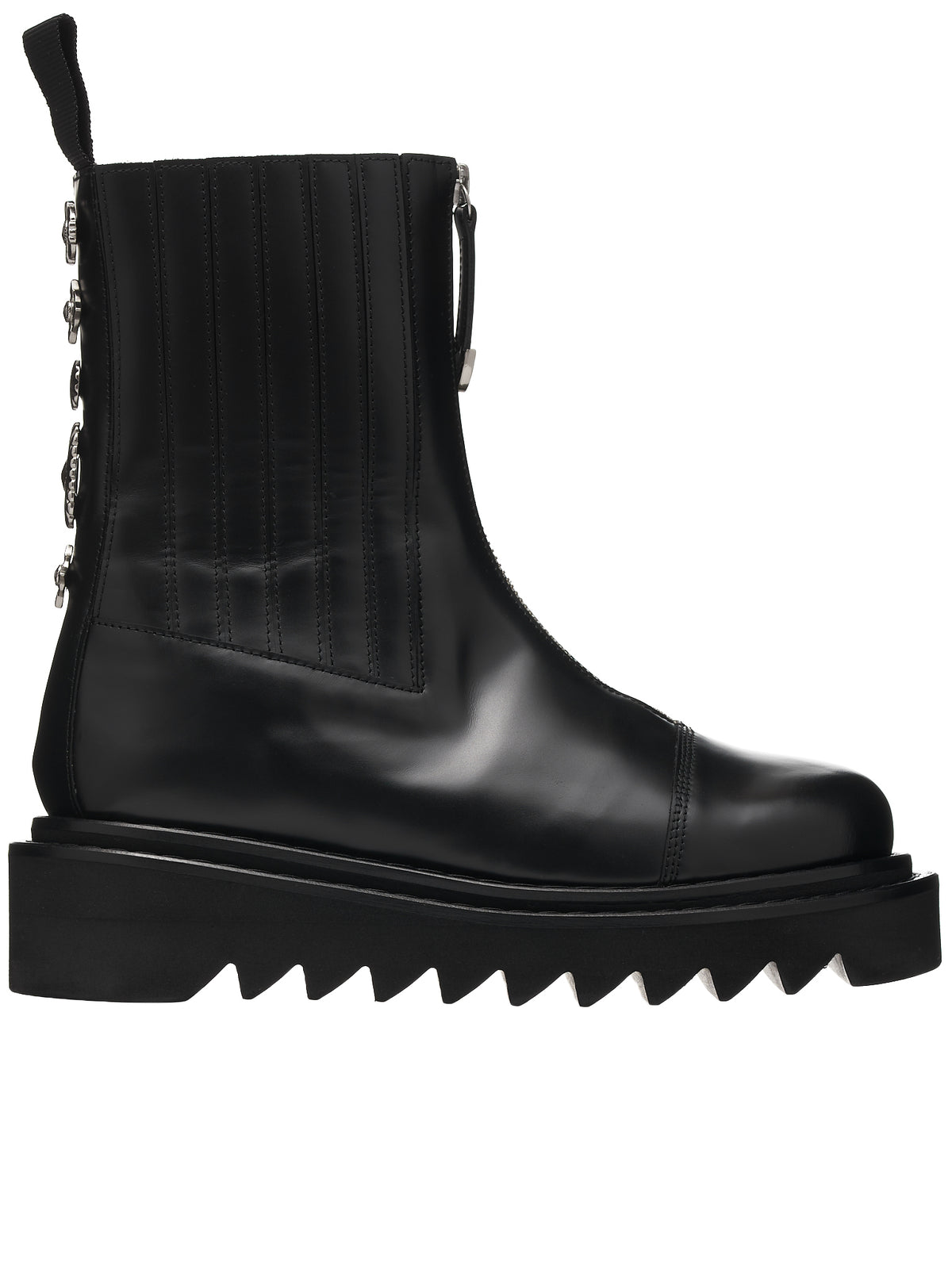 Side Gore Zip Boots (AJ1207-BLACK)