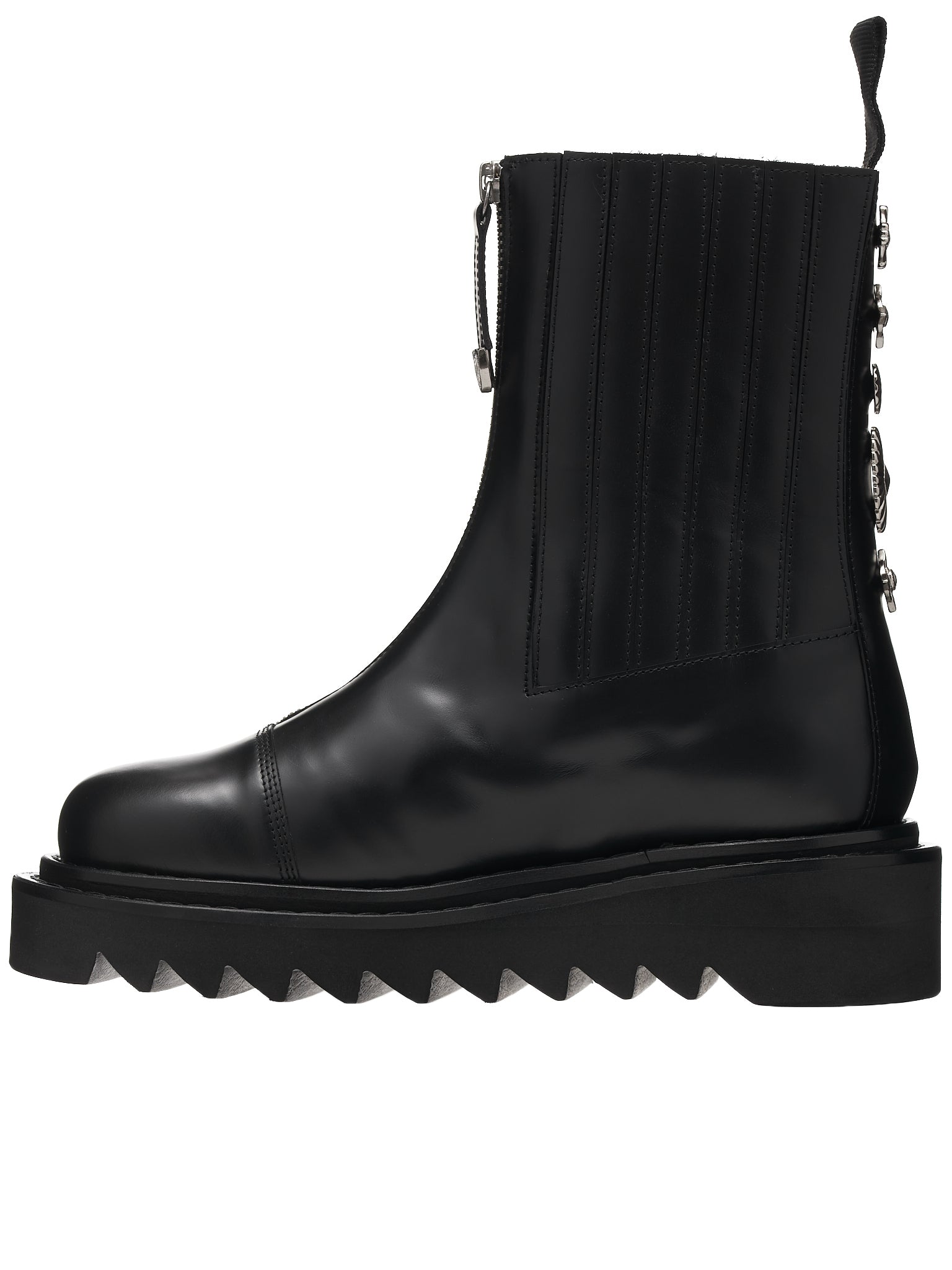 Side Gore Zip Boots (AJ1207-BLACK)