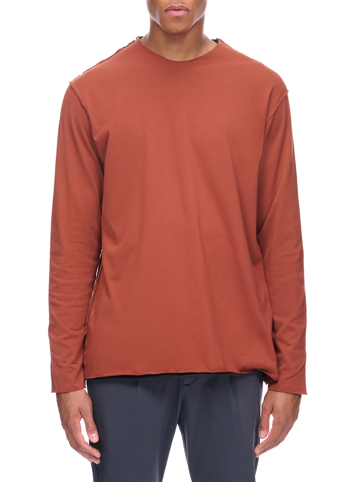 Layered Shirt (AJ22-048-D-ORANGE)