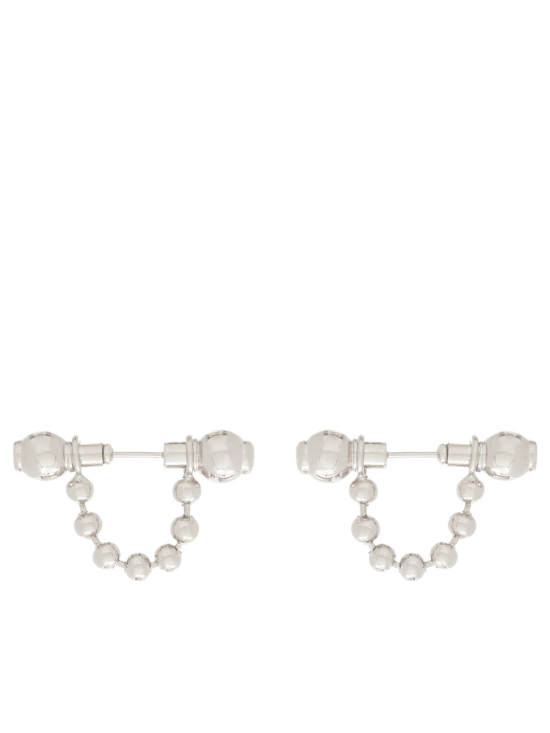 KNWLS Barbell Earrings | H.Lorenzo - front