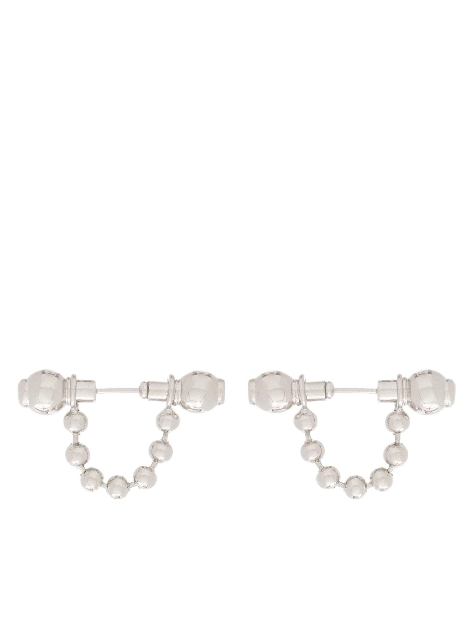 KNWLS Barbell Earrings | H.Lorenzo - side