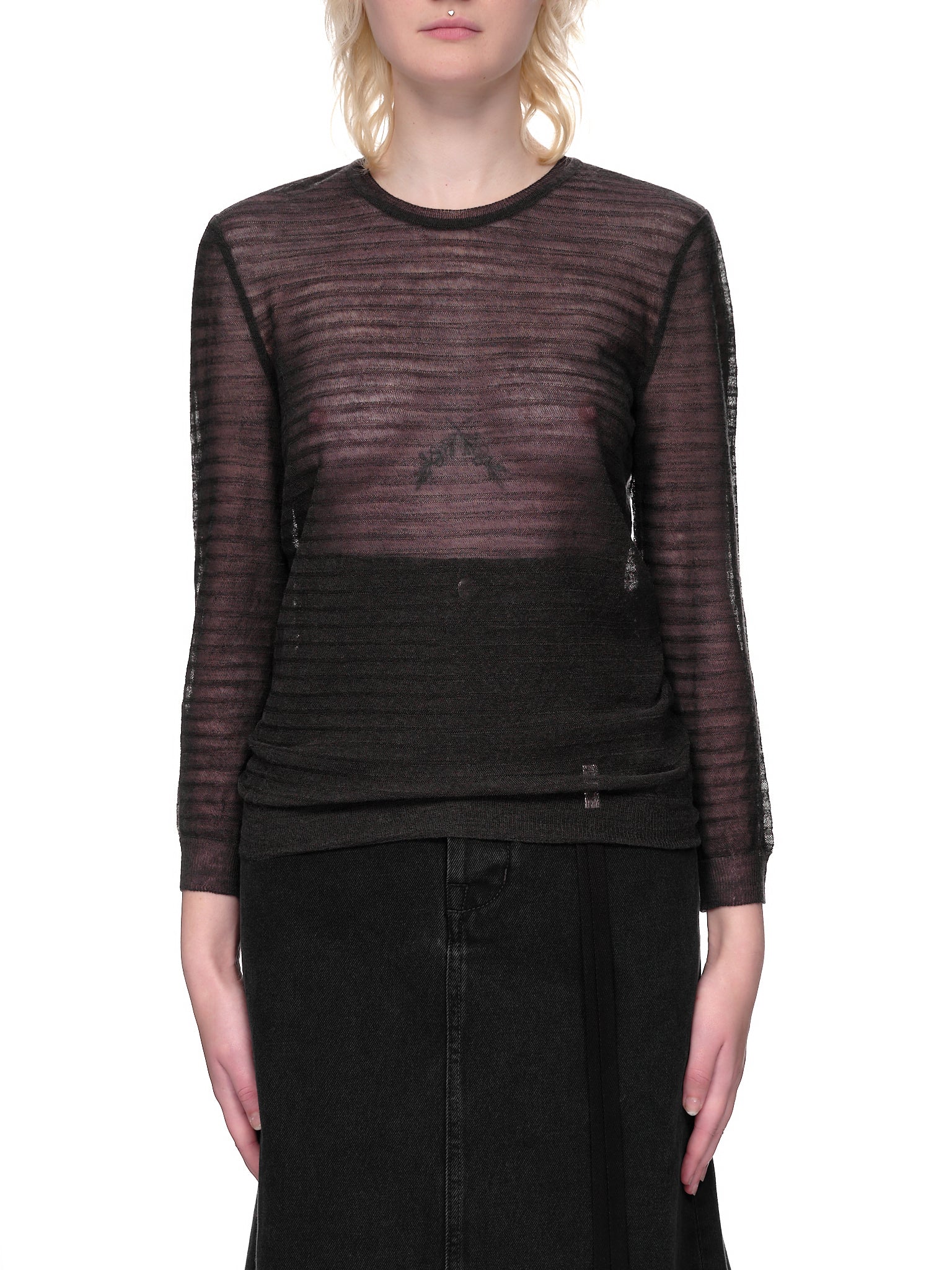 Ann Demeulemeester Knitted Crewneck | H.Lorenzo - front