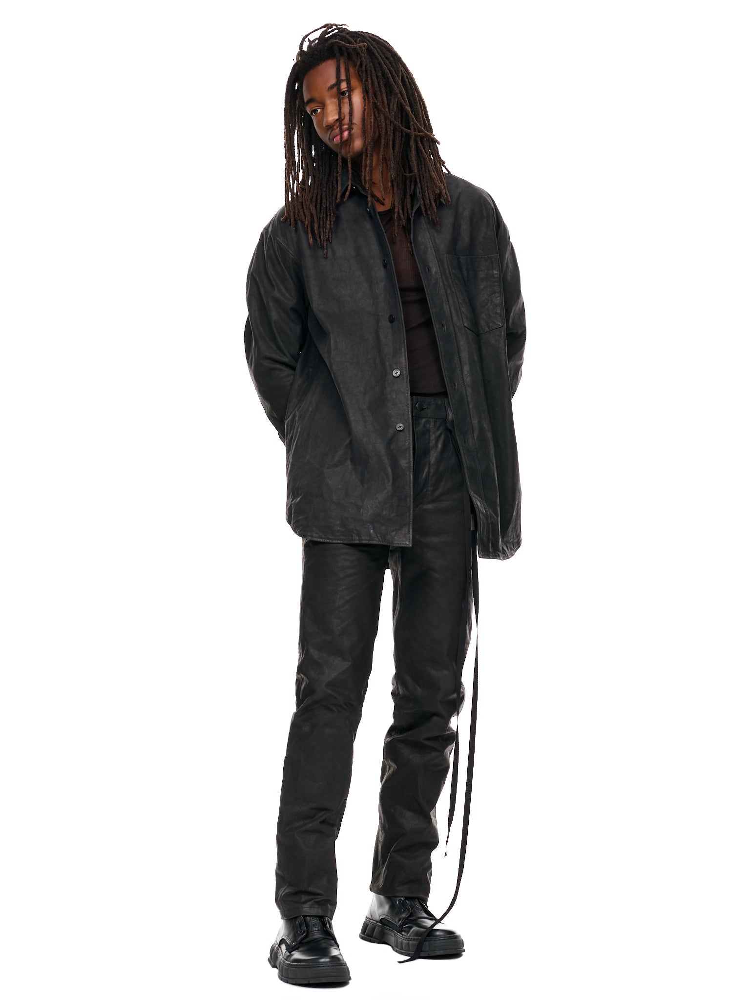 Senne High Comfort Shirt Jacket (B0010958-LT082-BLACK)
