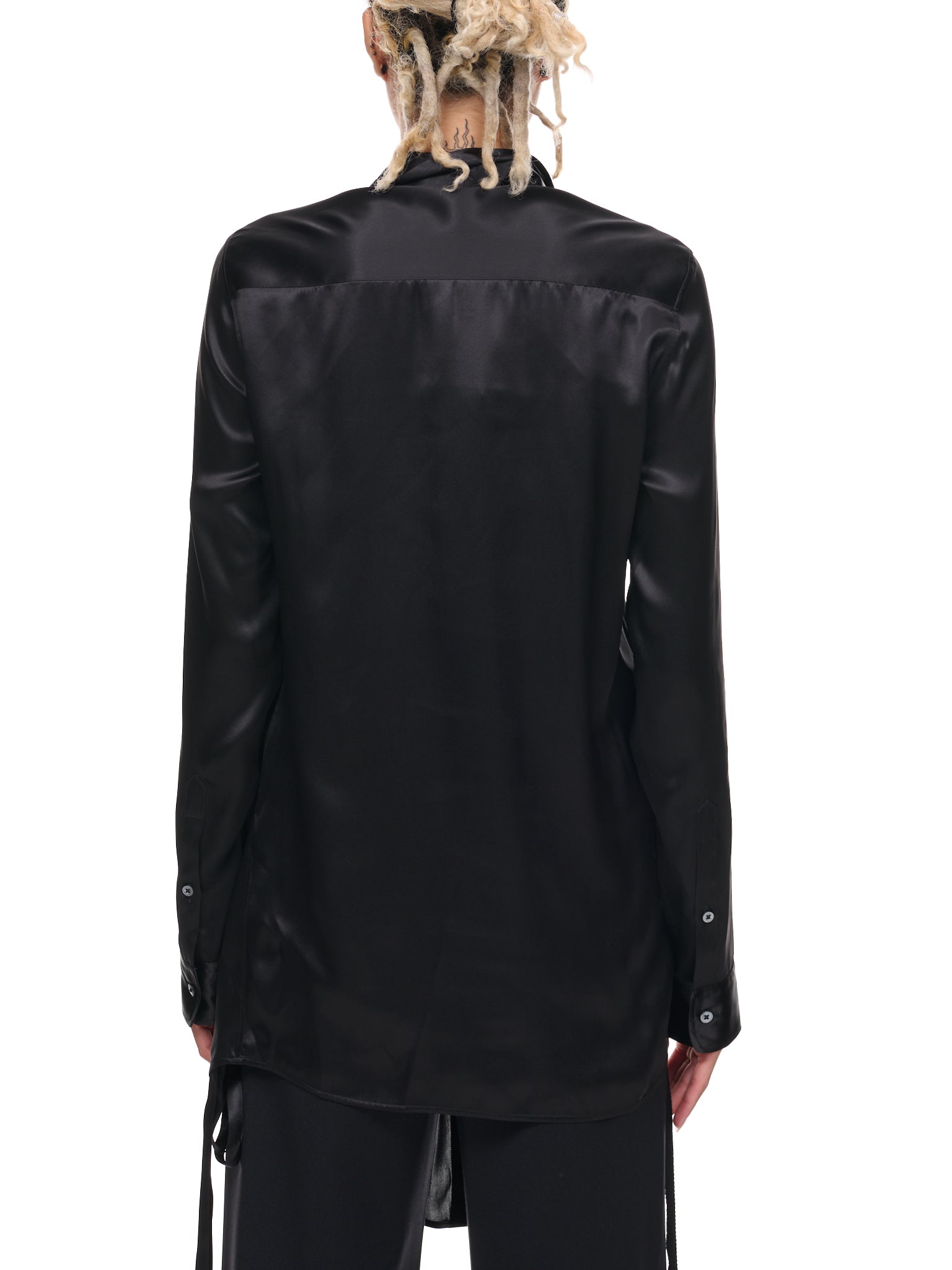 Wiviana Asymmetrical Shirt (B0010863-FA134-WIVINA-BLACK)