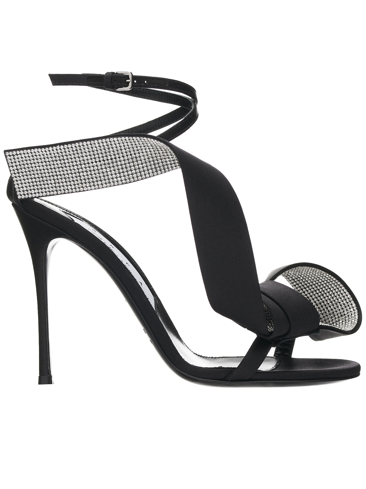 AREA Marquise Sandal Heels (B03370-MFI912-1000-110-NERO-CR)