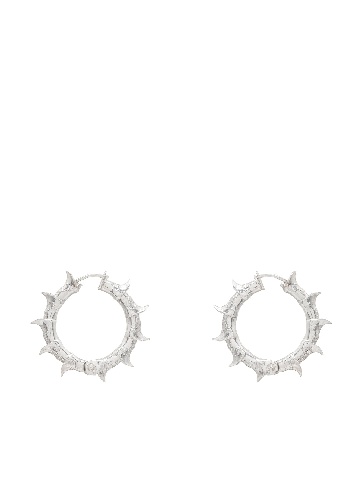 Babis Boots Earrings (BABIS-BOOTS-HOOPS-L-PL-SILVER)