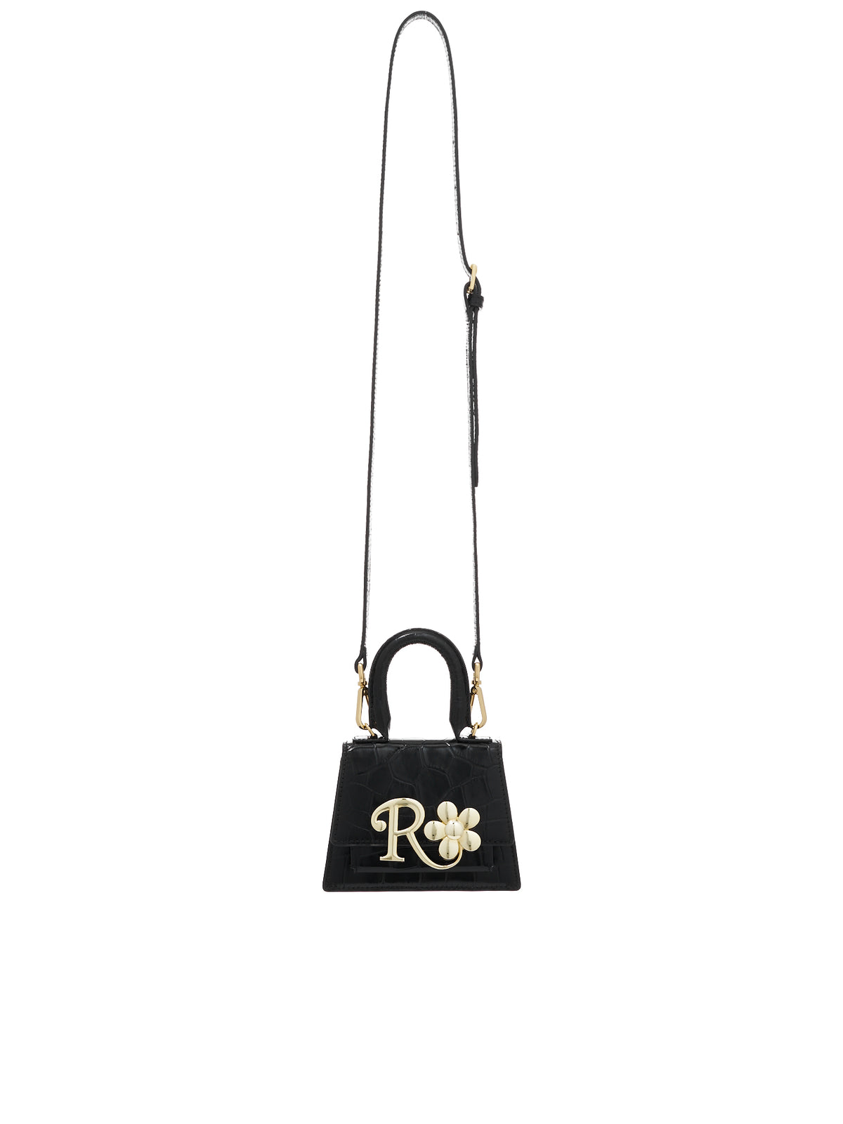 Richard Quinn Croc Mini Wrap Bag | H. Lorenzo - front