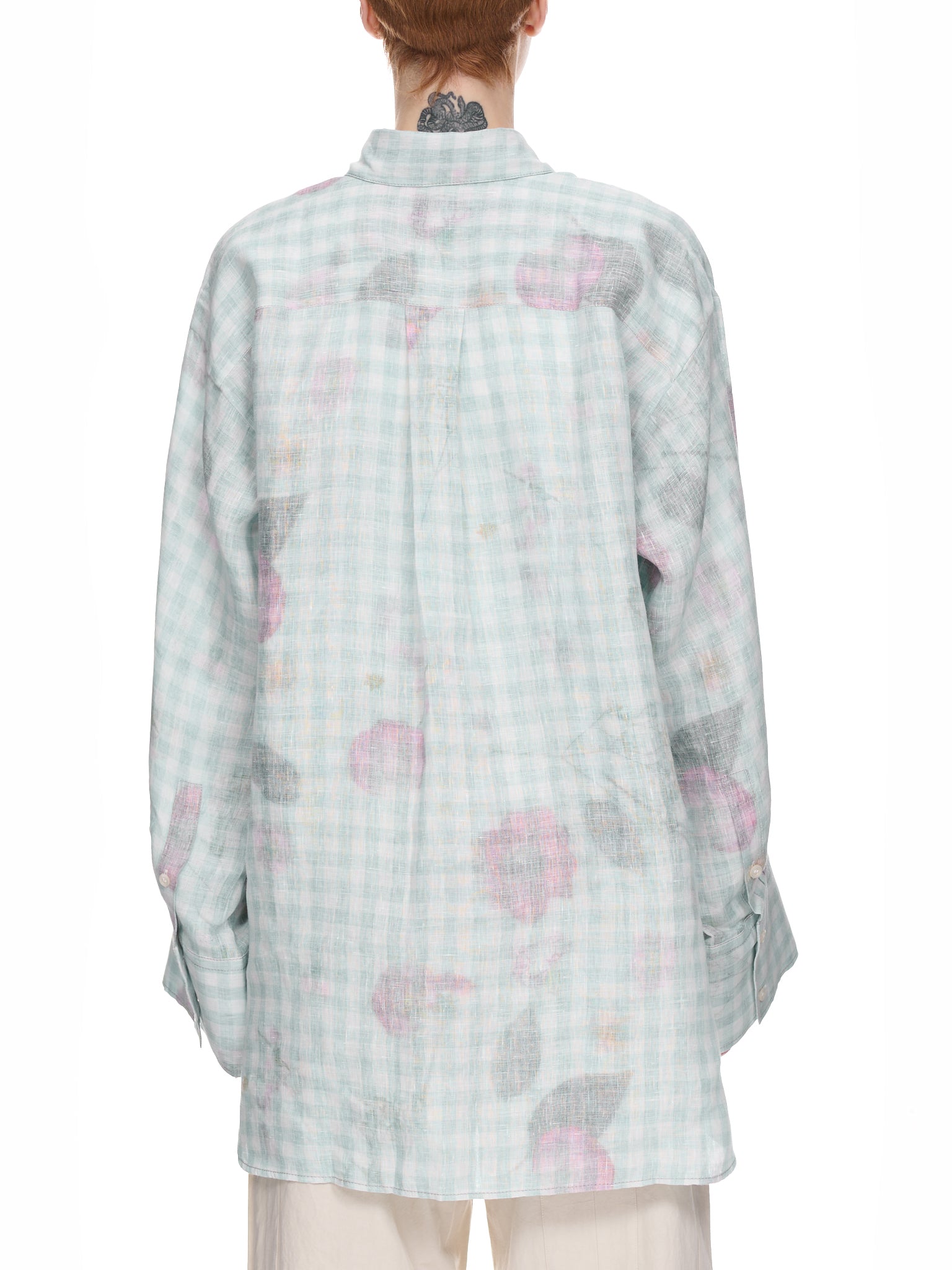 Plaid Shirt (BLOU000904-GREEN)